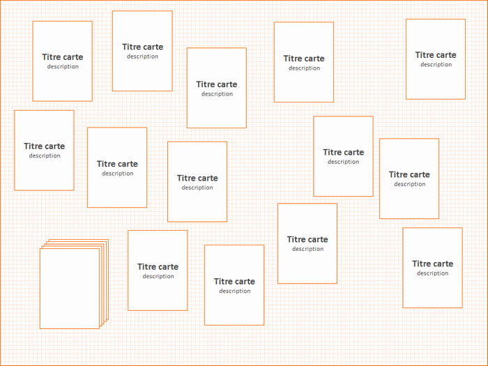 Etape 1 du tri des cartes : la présentation des cartes